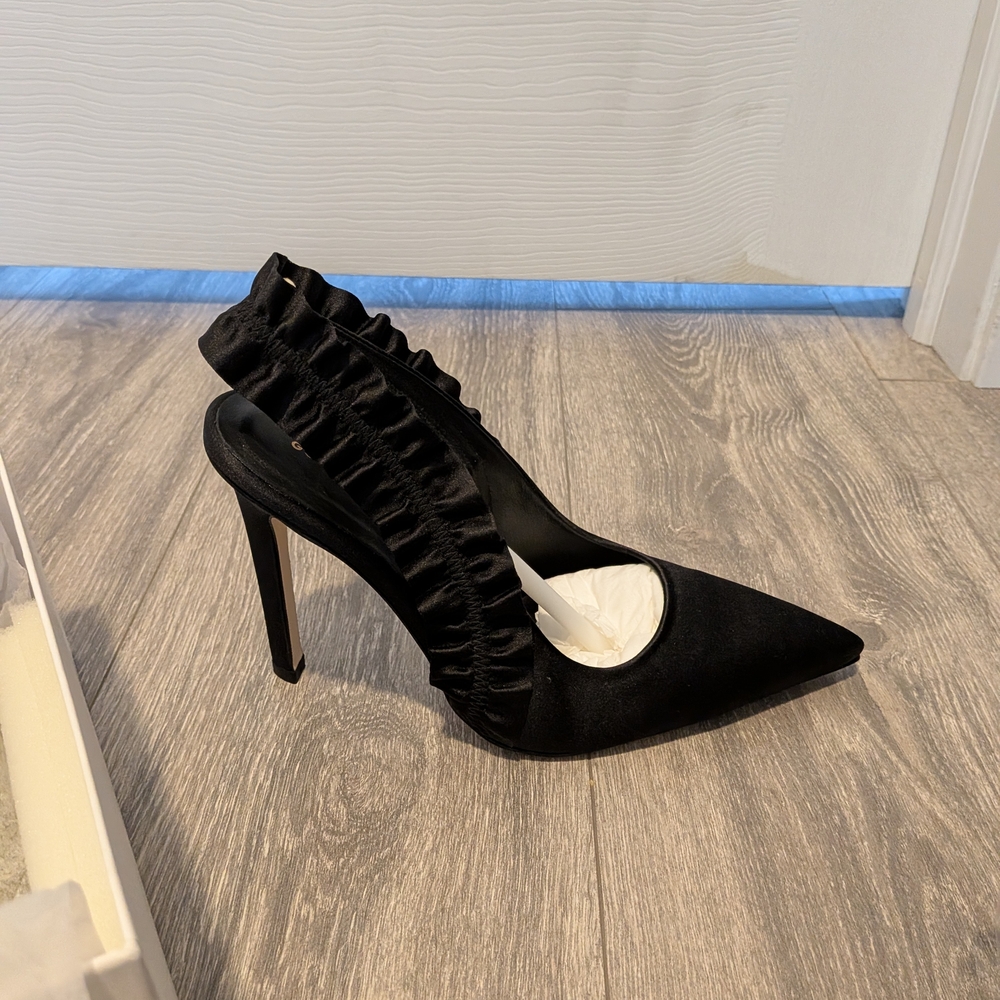 Good American Black Heels